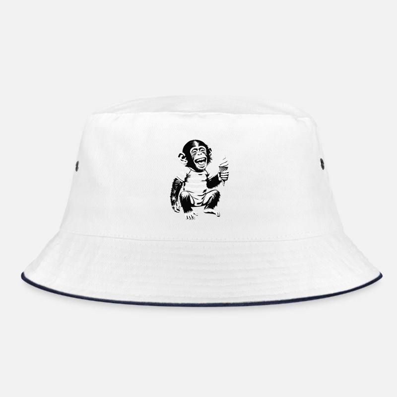 Singe ludique avec design de crème glacée Bob
