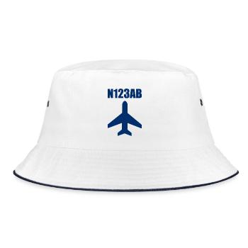 Aviation sur mesure - Avion - Vol - Pilote - Bob - blanc/marine - Devant