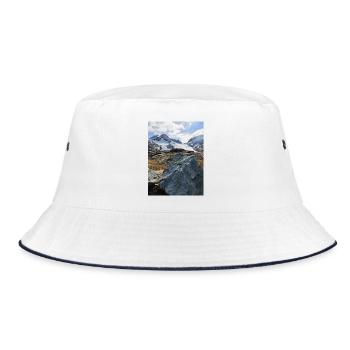 Saint Solin d'Arves Glacier - Bucket Hat - white/navy - Front
