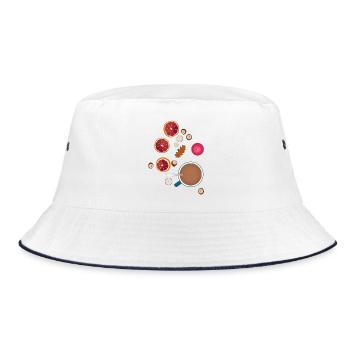 Cadeau Hygge Fall Feelings - Bob - blanc/marine - Devant