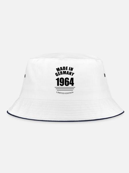 Made in Germany 1964 limited edition - Bucket Hat - Weiß/Navy - Vorne