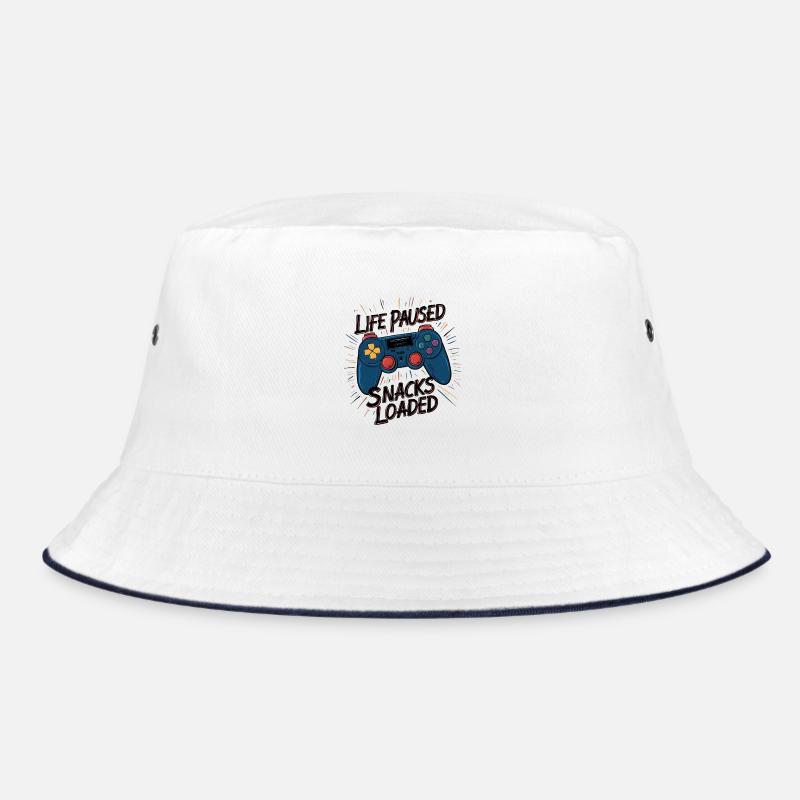 Life Paused, Snacks Loaded Bucket Hat