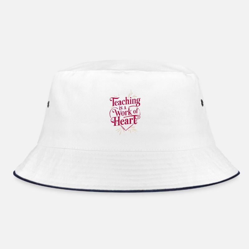 Teaching is a Work of Heart Bucket Hat