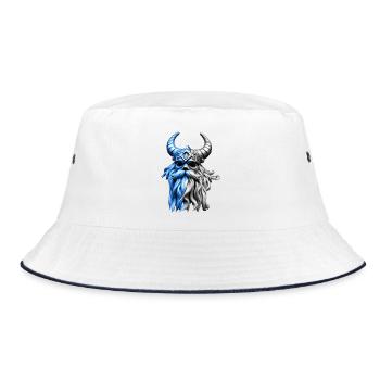 Ragnar Blue - Bucket Hat - Weiß/Navy - Vorne