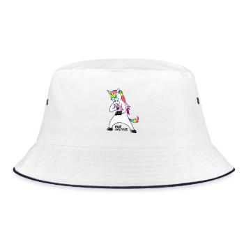 Ravew Unicorns Ligne Noir Logo 18+ - Bob - blanc/marine - Devant