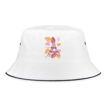Tour Eiffel - Bucket Hat - white/navy - Front