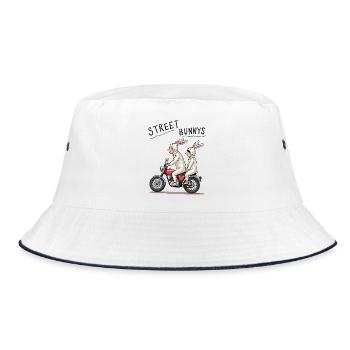 Lapins motards - Bob - blanc/marine - Devant