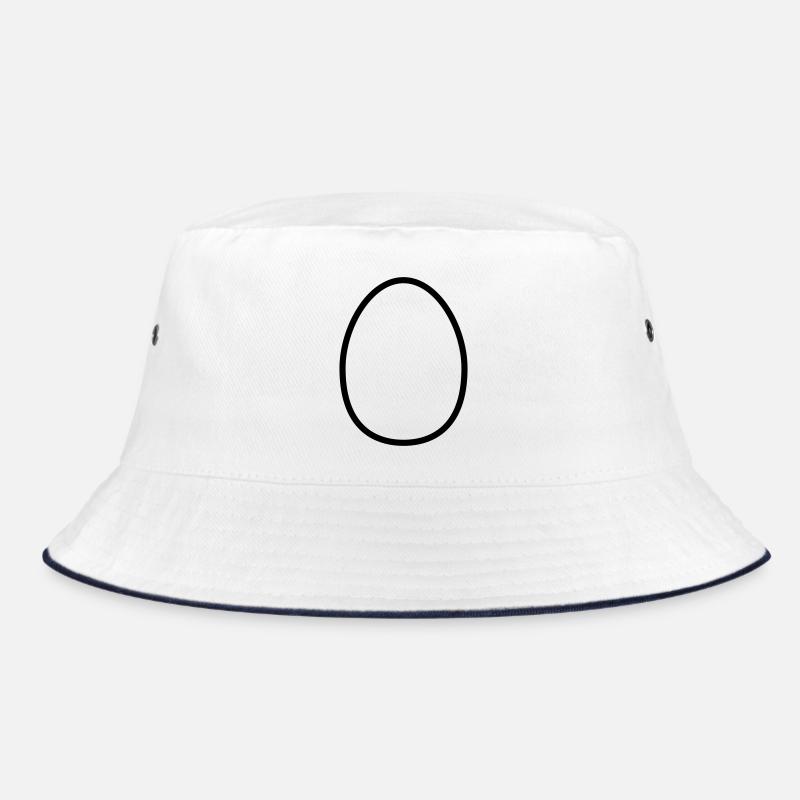 Easter Egg Contour – Minimalist Easter Design Bucket Hat