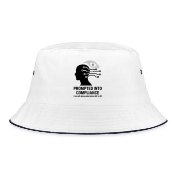 Remember the Basilisk - Bucket Hat - white/navy - Front