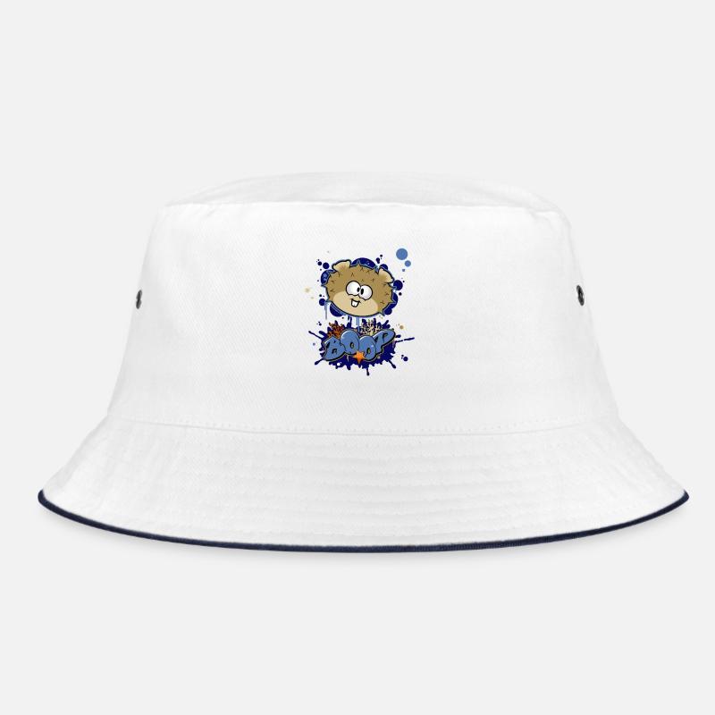Graffiti Pufferfish Bucket Hat