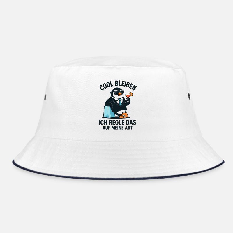 Penguin Cocktail Suit Bucket Hat