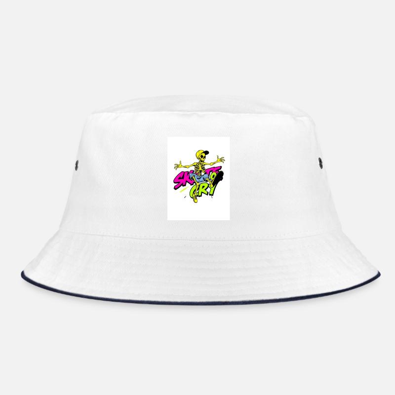Skate or Cry – Skeleton Streetstyle Design Bob