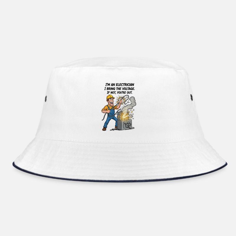 Electrician Suspense Humor | Funny Stream Bucket Hat