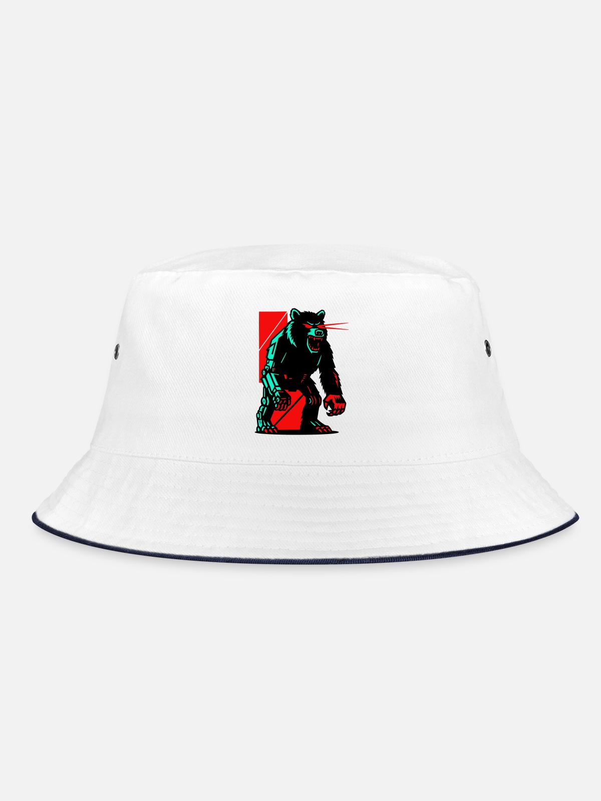 Mecha Techno Ours - Bob - blanc/marine - Devant