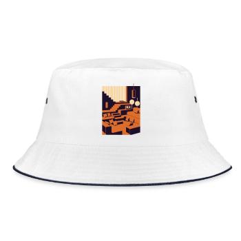 Interior Design Dream - Bucket Hat - white/navy - Front