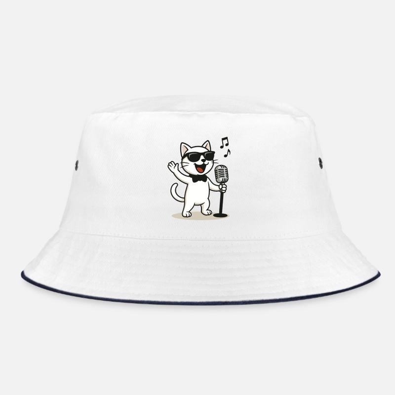 Rock'n'Roll Kitty Bucket Hat