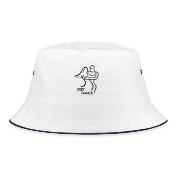 ZOUK-TANZ-GESCHENK JUST DANCE - Bucket Hat - Weiß/Navy - Vorne