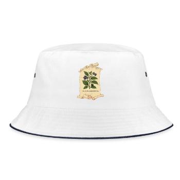Atropa belladonna – Beautiful and deadly - Bucket Hat - white/navy - Front