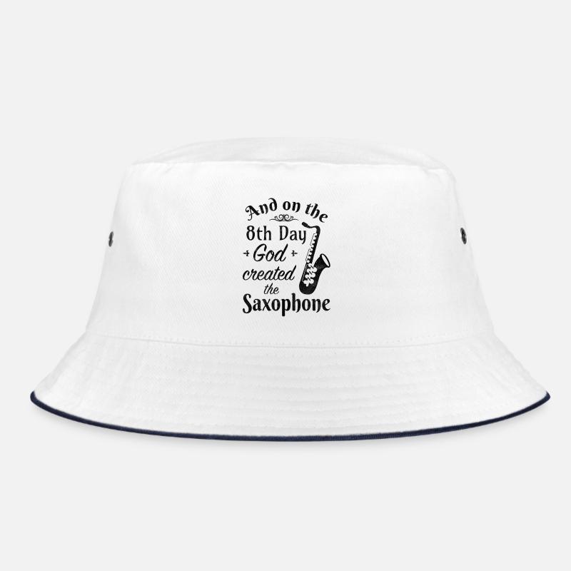 And on the 8th Day God created the Saxophone, schw Bucket Hat