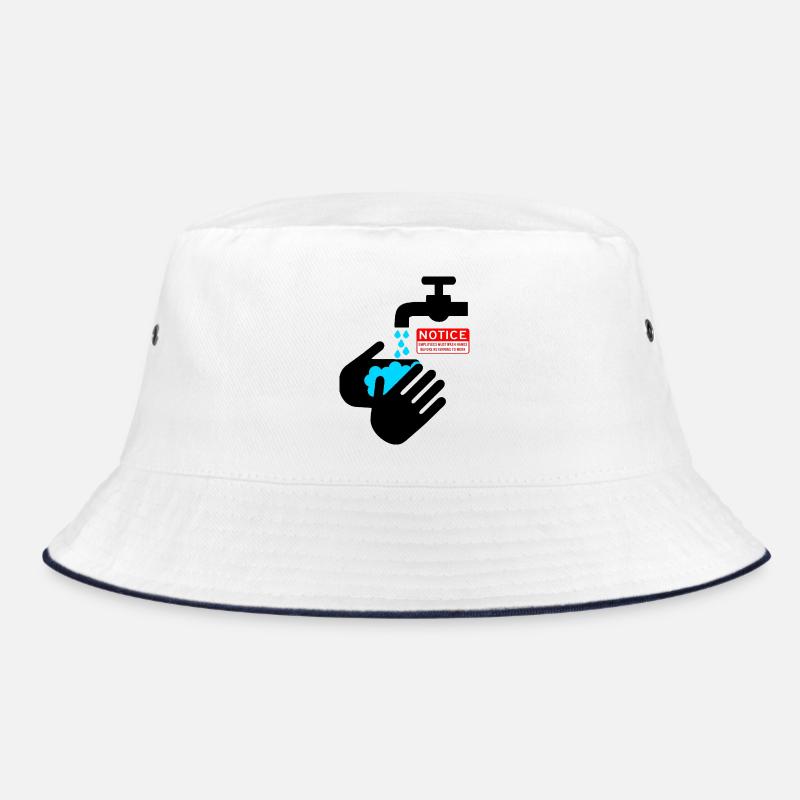 Sichere Handwäsche Illustration Bucket Hat