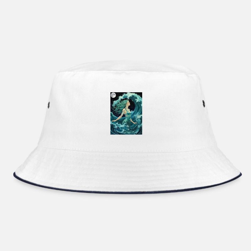 Oceanic Sea Goddess Bucket Hat
