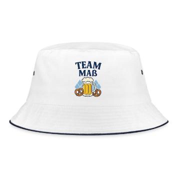 Team Maß - Bucket Hat - Weiß/Navy - Vorne