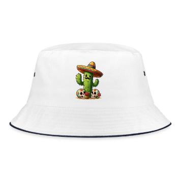 Drôle de cactus du Mexique - Bob - blanc/marine - Devant