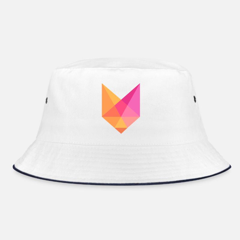 Buntes geometrisches Fuchs Abstraktes Design Bucket Hat
