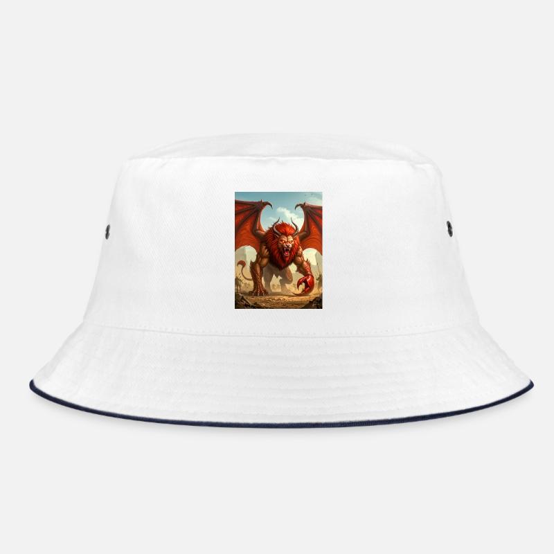 Manticore, lion-bodied desert predator Bucket Hat