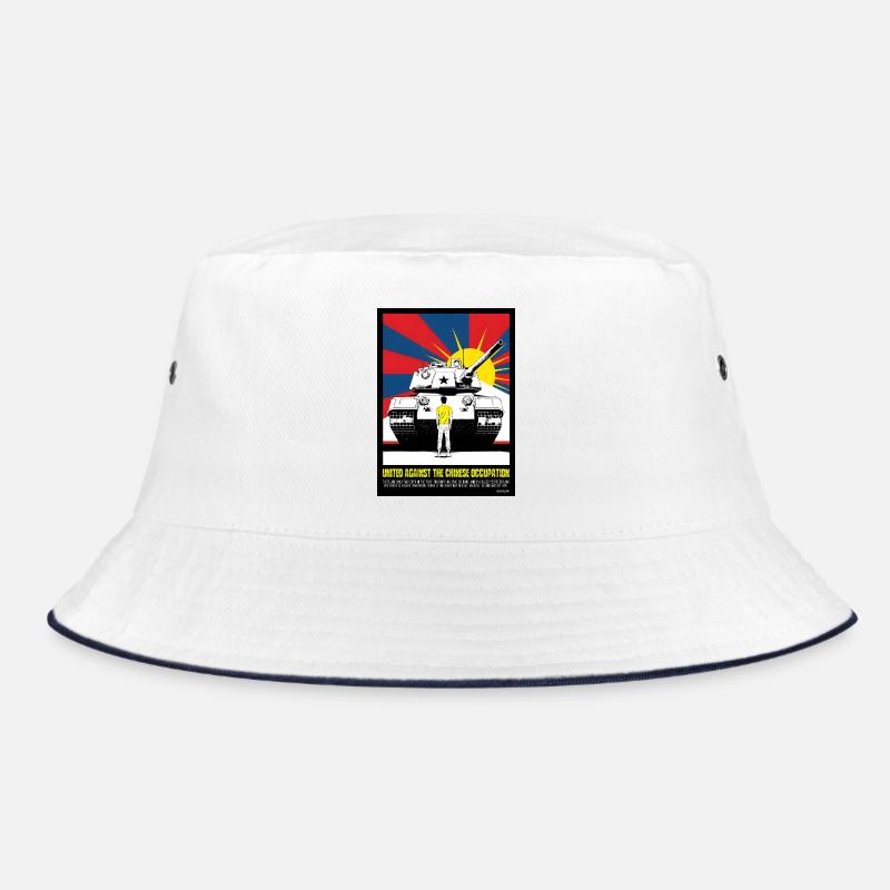 UNITED AGAINST CHINA'S ILLEGAL OCCUPATION Bucket Hat