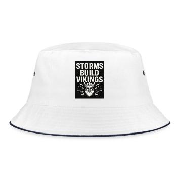 Storms Build Vikings Design audacieux - Bob - blanc/marine - Devant