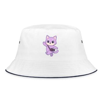 Chat Coquet - Bob - blanc/marine - Devant