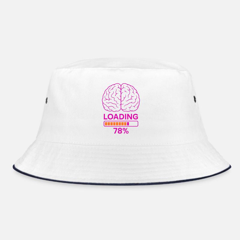 Neurobiology Brain Charging Indicator Design Bucket Hat