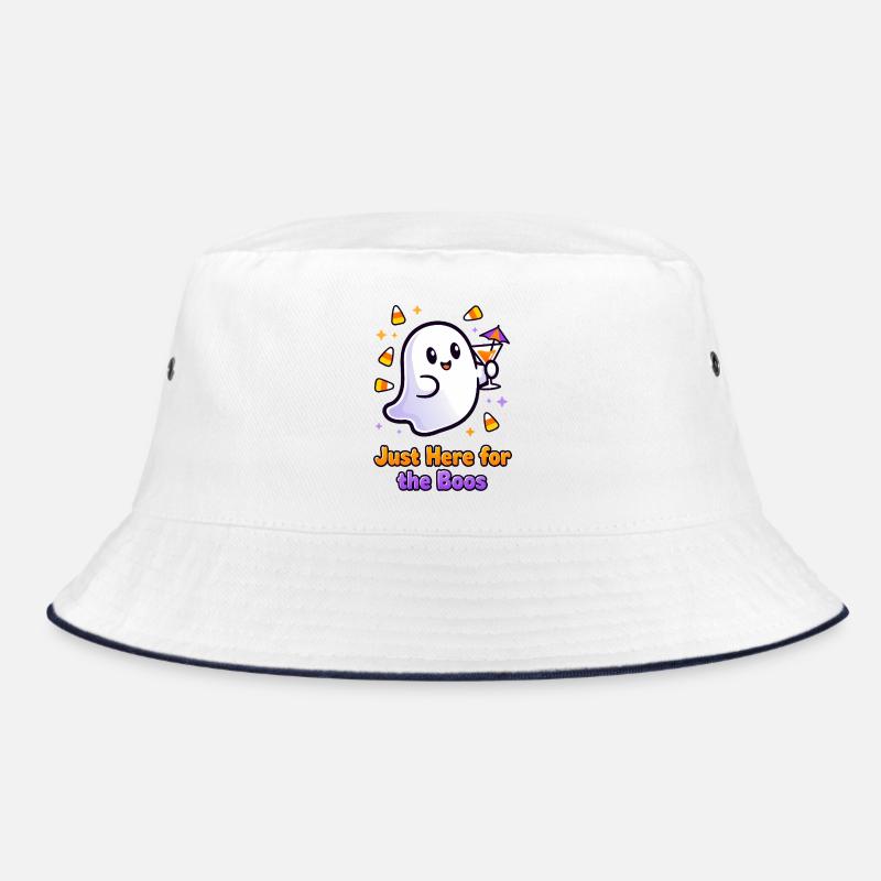 🎃👻Festive Ghost with Cocktail - Only for Boos Bucket Hat