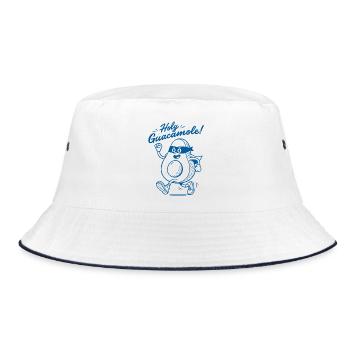Holy Guacamole Hero - Bucket Hat - white/navy - Front