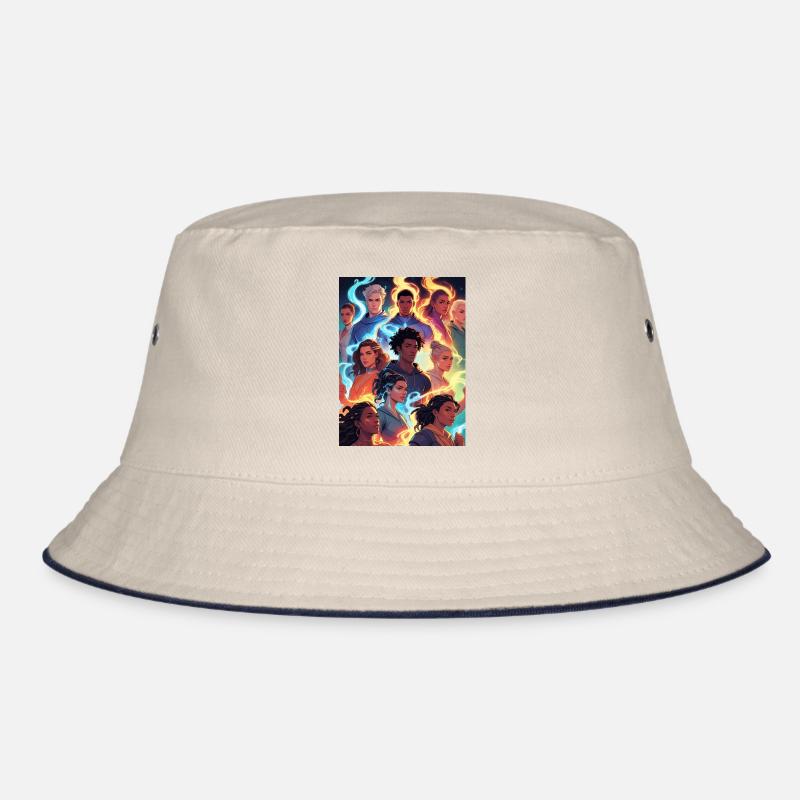 Elementare Feuer- und Eisgruppe Bucket Hat