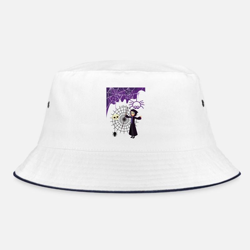 Grim Reaper im Spinnennetz Bucket Hat