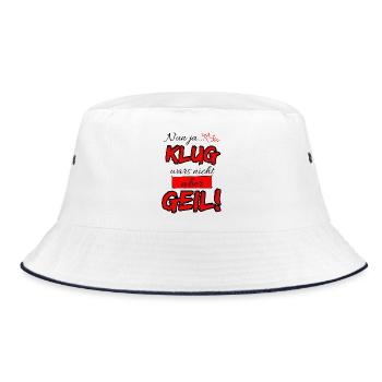 Nun ja...Klug wars nicht aber Geil - Bob - blanc/marine - Devant