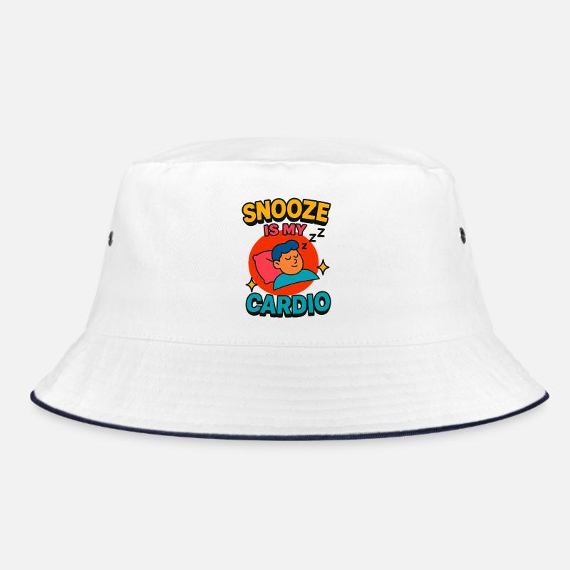 Snooze is my cardio Bucket Hat