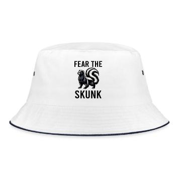 Zoo Zookeeper Zookeeper Vintage Zoo Wildlife - Bucket Hat - white/navy - Front