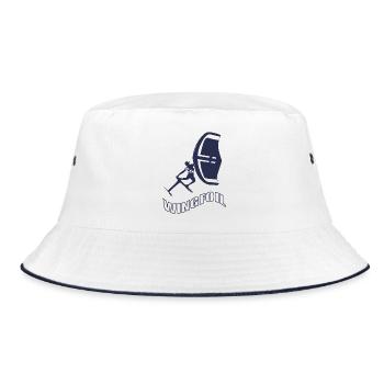 Windfoil Surfer Silhouette - Bob - blanc/marine - Devant