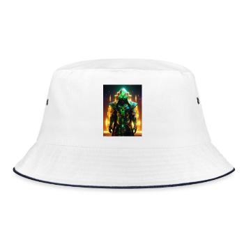 Osiris – Lord of Rebirth - Bucket Hat - white/navy - Front