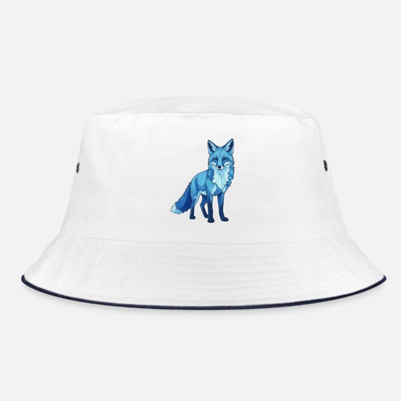 Renard polygone bleu Bob