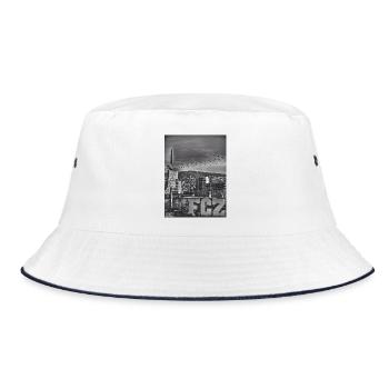 Züri überall - Bucket Hat - Weiß/Navy - Vorne