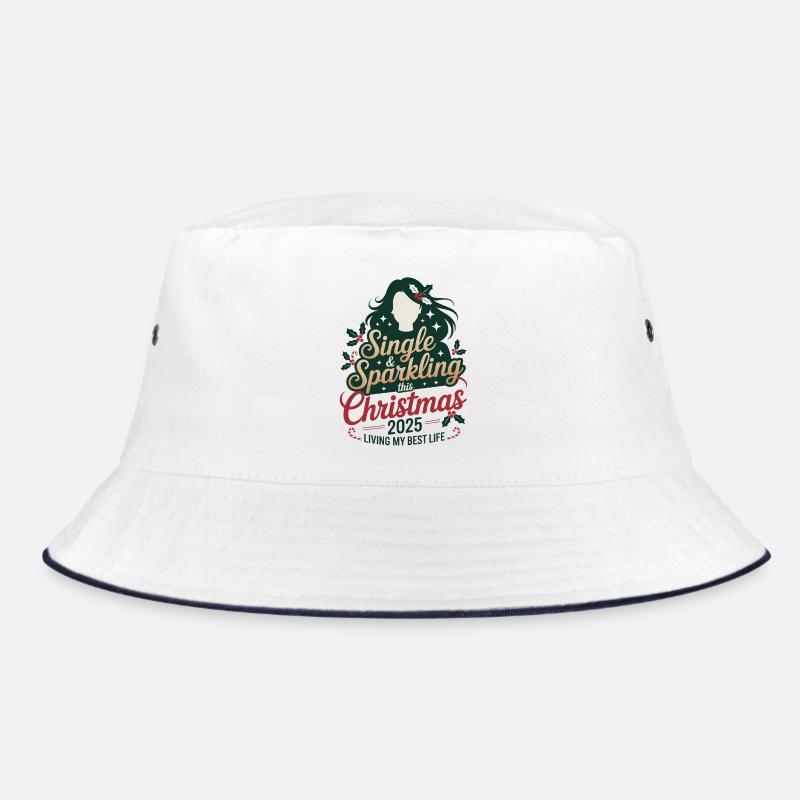 Single & Prickelnde Weihnachten 2025 Bucket Hat