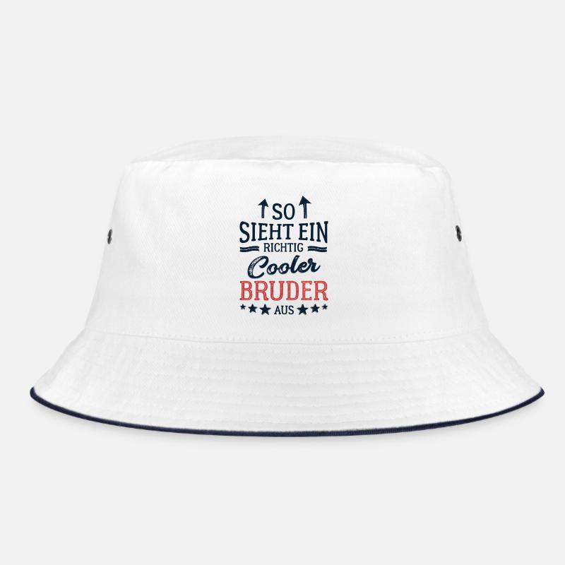 So sieht ein cooler Bruder aus Bester Bruder Bucket Hat