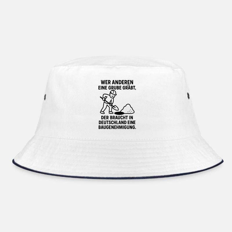 Digging a pit Bucket Hat