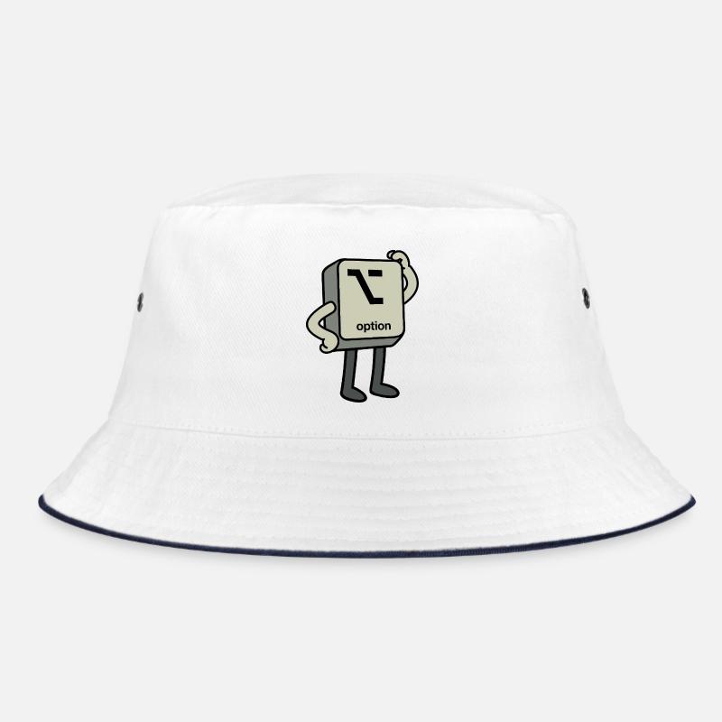 Option-Button Bucket Hat