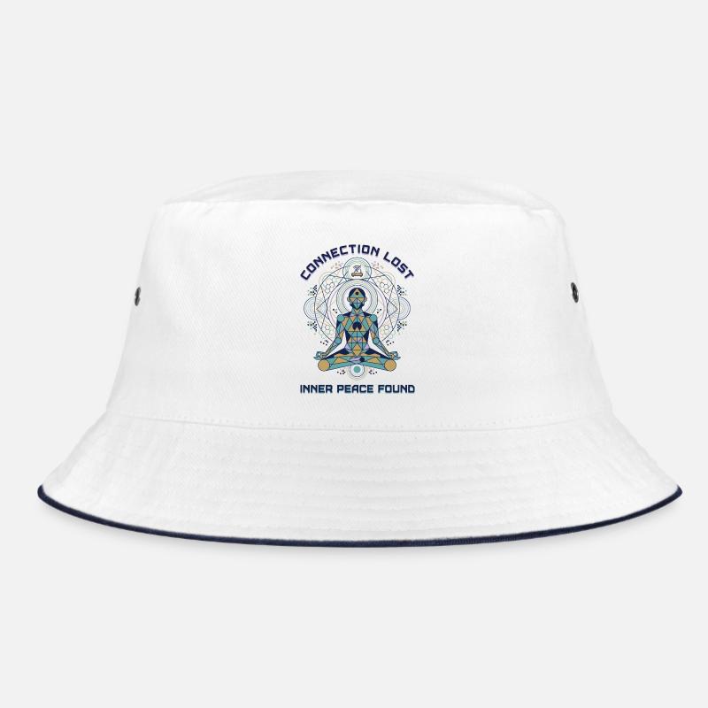 Connection Lost - Inner Peace Found Bucket Hat
