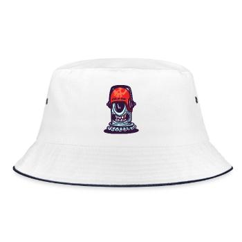 Casque Spatial Crâne - Bob - blanc/marine - Devant
